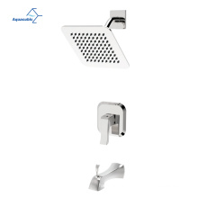 Badezimmer Luxus Regenmixer Duschsystem Wandmontierte Niederschlagsdusche Kombination mit rauem Ventil
